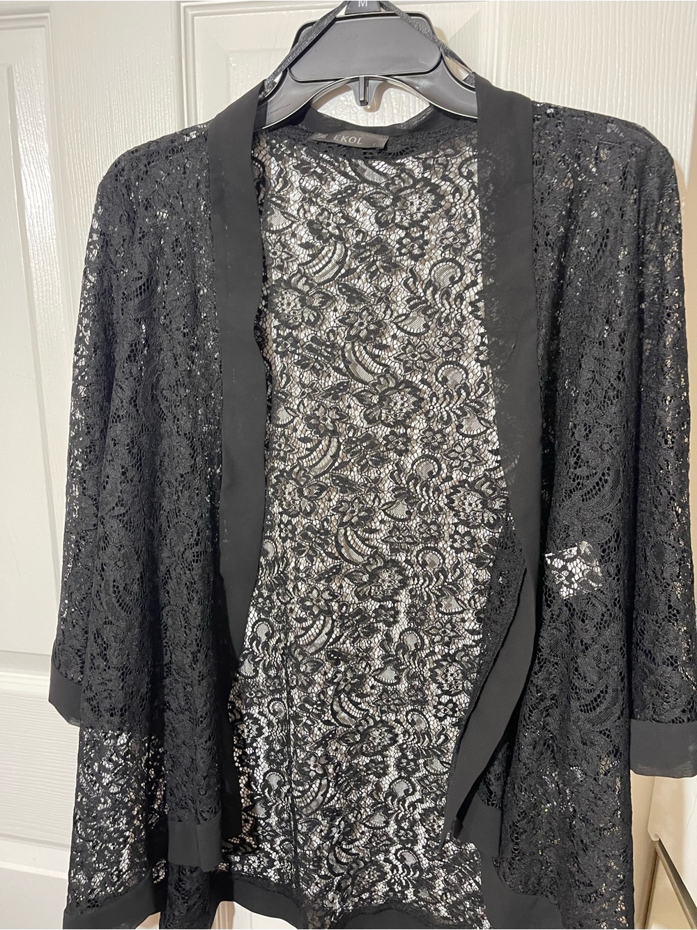 Black Lace Kimono Cape – Women’s Lace Jacket